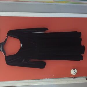 Velvet Celebrity Pink Black Dress Size Medium